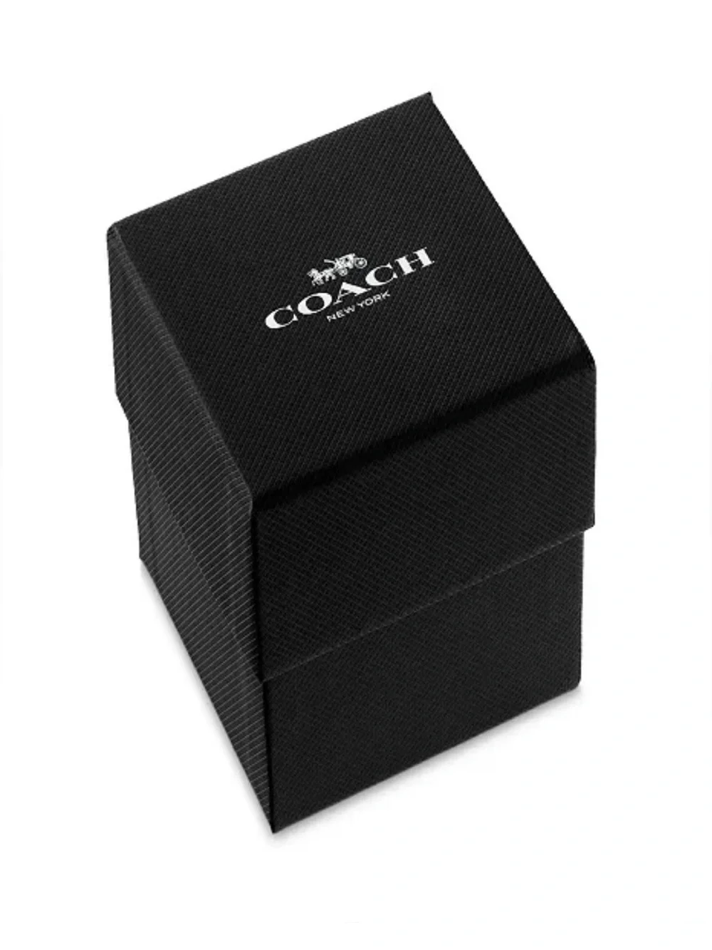 COACH White Floral  Women's Kitt Chalk Silicone Strap Watch, 35.4mm